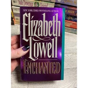 Elizabeth Lowell Enchanted Historical Romance Paperback Book Stepback Cover 1994